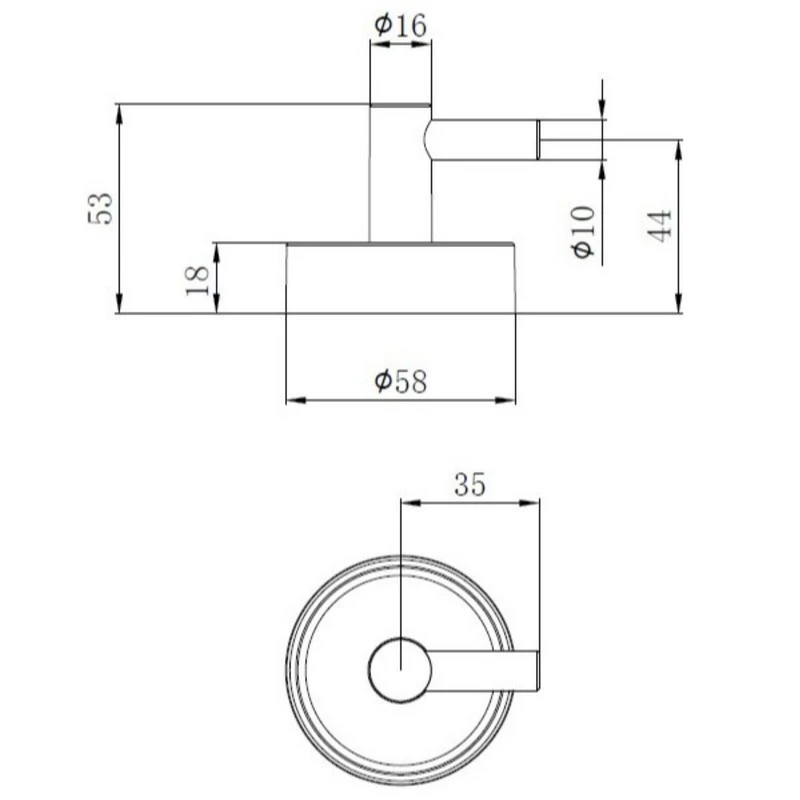 Porta abito cromato 1 posto Serie Future disponibile online