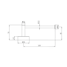 Porta rotolo cromato Serie Future disponibile online