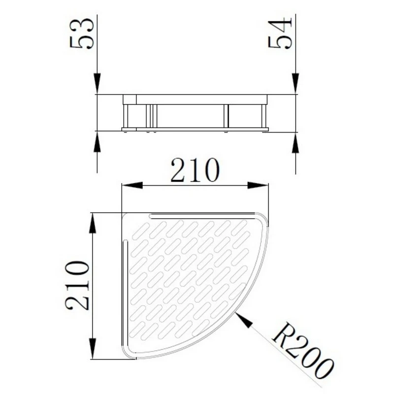 Mensola angolare nera Serie Future disponibile online