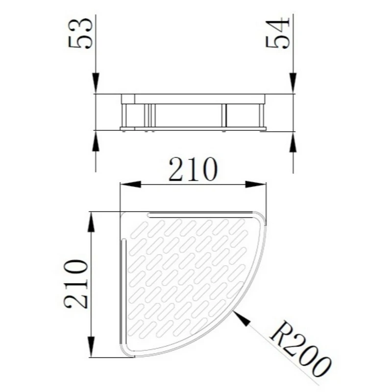 Mensola angolare bianca Serie Future disponibile online