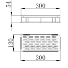 Mensola frontale nera Serie Future disponibile online