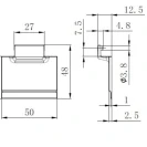 Piastre bianche biadesive mensole Serie Future disponibile online