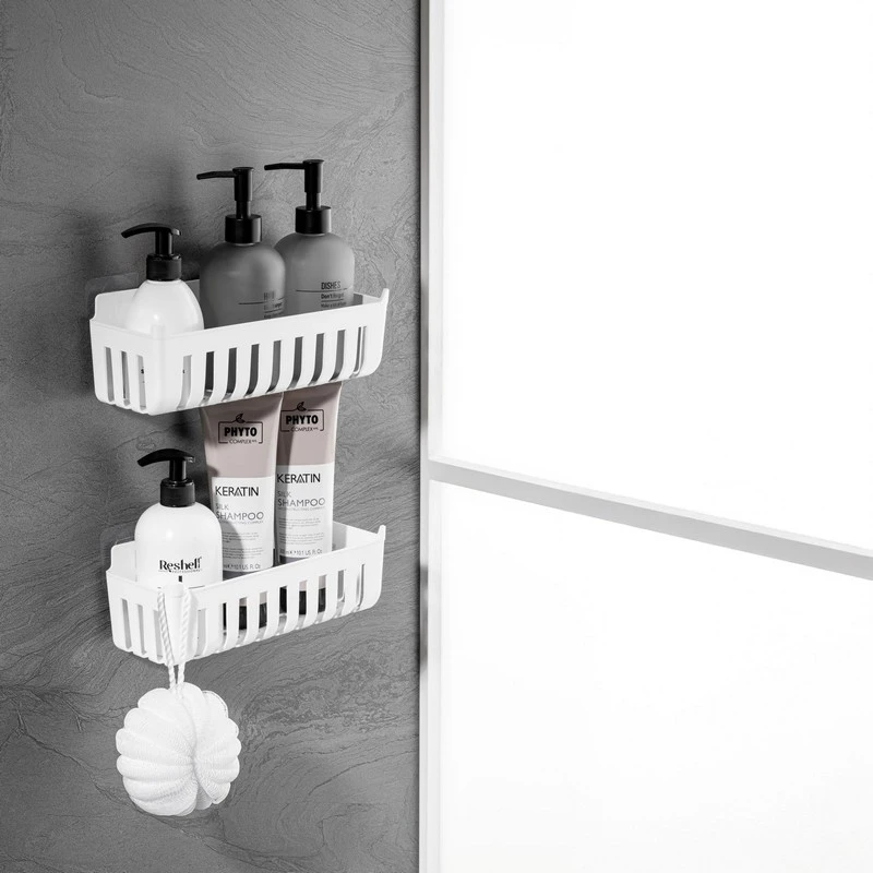 Coppia cestini doccia bianco Serie Jolly disponibile online