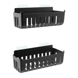 Coppia cestini doccia nero Serie Jolly disponibile online