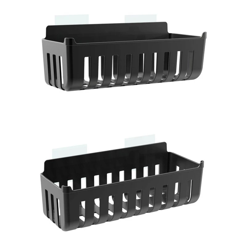 Coppia cestini doccia nero Serie Jolly disponibile online