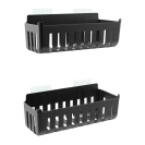 Coppia cestini doccia nero Serie Jolly disponibile online