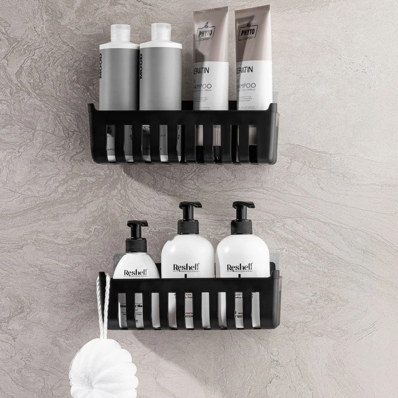 Coppia cestini doccia nero Serie Jolly disponibile online