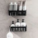 Coppia cestini doccia nero Serie Jolly disponibile online