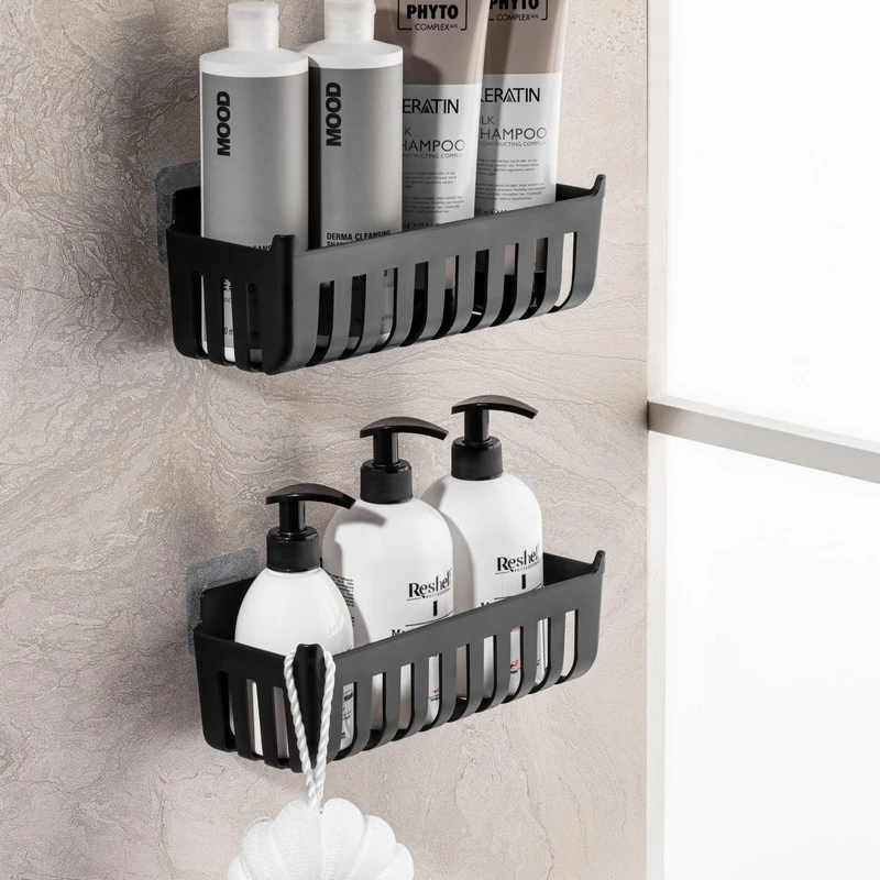 Coppia cestini doccia nero Serie Jolly disponibile online