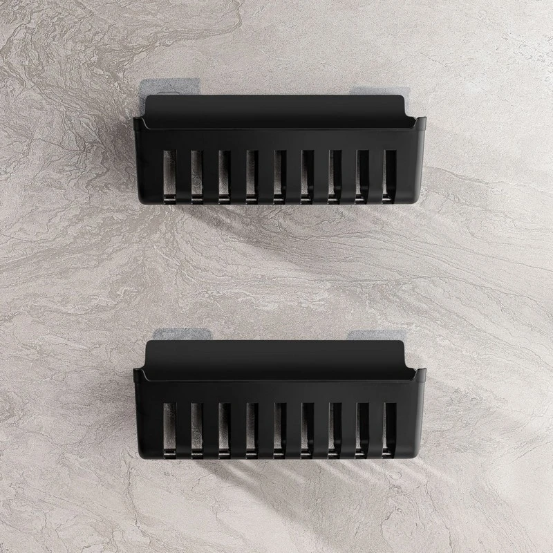 Coppia cestini doccia nero Serie Jolly disponibile online