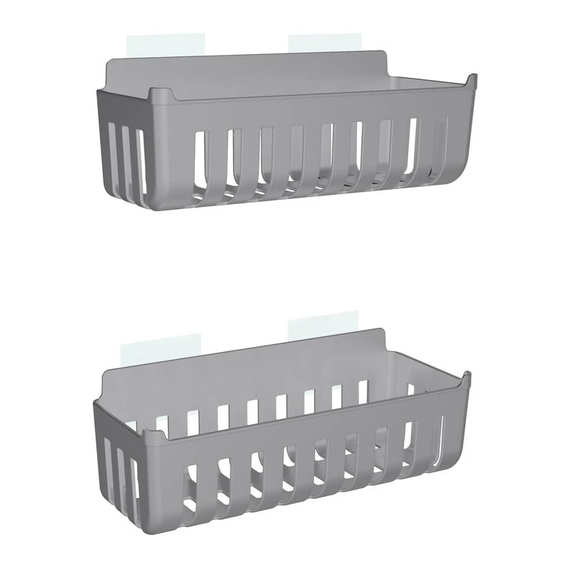 Coppia cestini doccia grigio Serie Jolly disponibile online