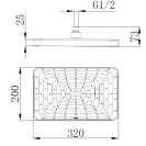 Soffione Conny anticalcare cromo/nero disponibile online