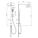 Colonna doccia Conny 3 getti con deviatore disponibile online