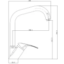 Miscelatore lavello bocca alta Ø40 cromo disponibile online