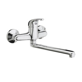 Rubinetto lavello a murocon bocca girevole - serie 35 Remer F41 2