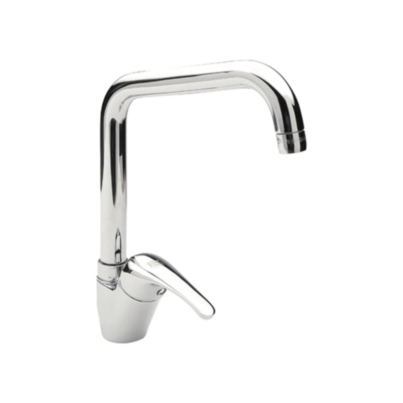 Rubinetto lavello con bocca alta a u girevole - serie 35 Remer F42U