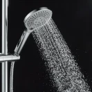 Doccia cromata/grigio 3 getti pulsante disponibile online