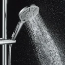 Doccia cromata/grigio 3 getti pulsante disponibile online