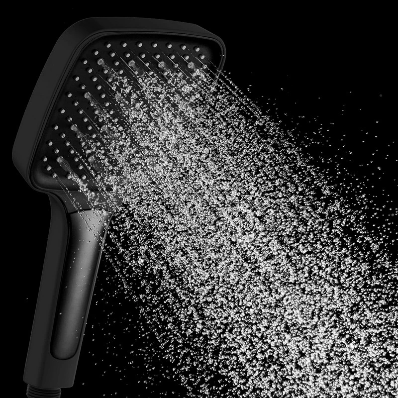 Doccia nera 3 getti pulsante disponibile online