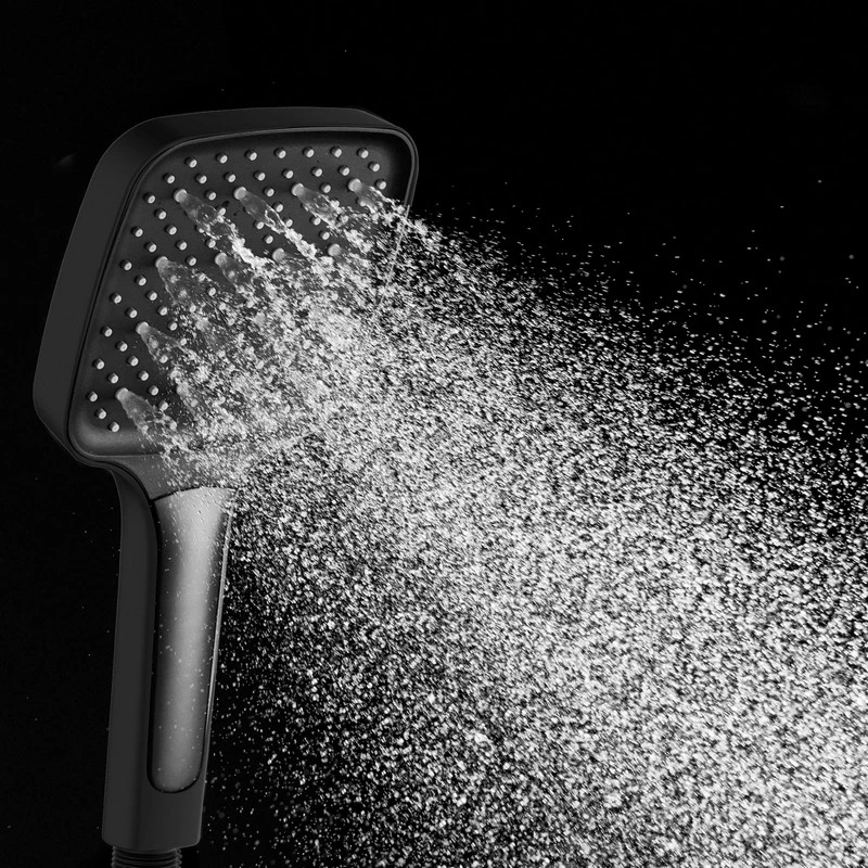 Doccia nera 3 getti pulsante disponibile online