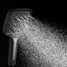 Doccia nera 3 getti pulsante disponibile online