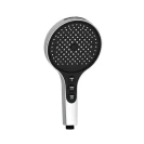 Doccia 7 getti cromata/nera disponibile online