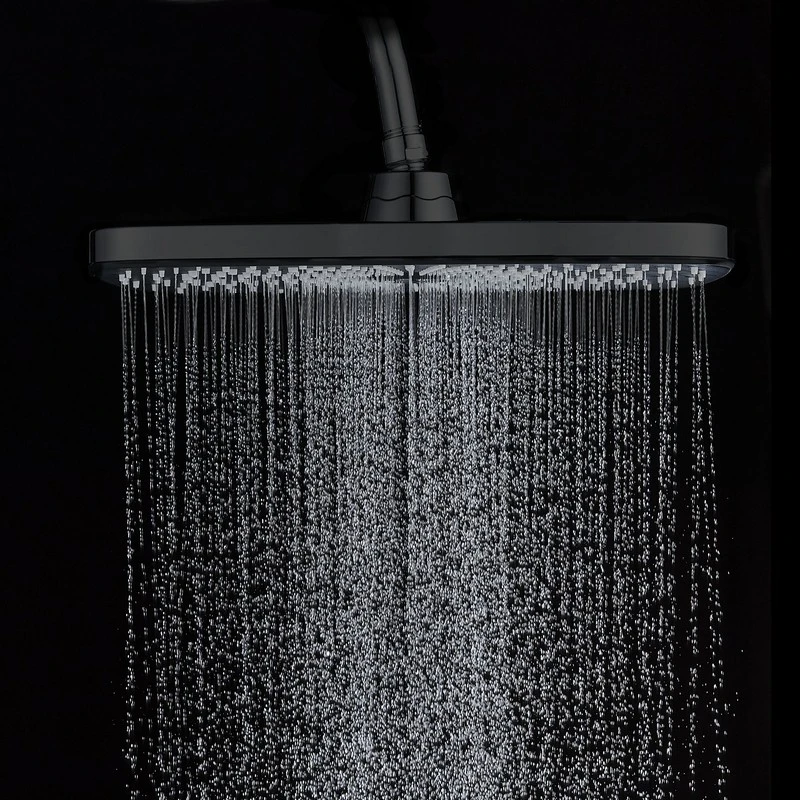 Soffione Square nero 30x19 cm disponibile online