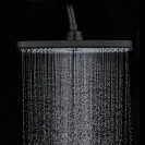 Soffione Square nero 30x19 cm disponibile online