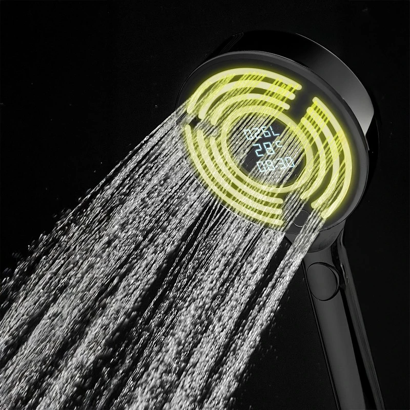 Doccia 3 getti digitale LED nera disponibile online