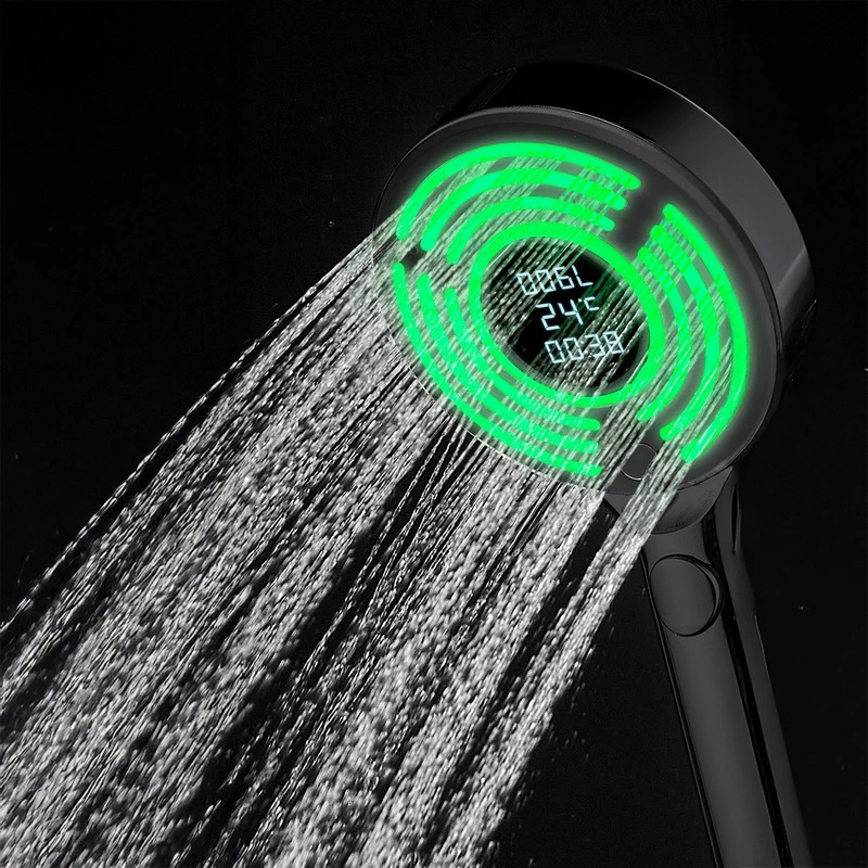 Doccia 3 getti digitale LED nera disponibile online