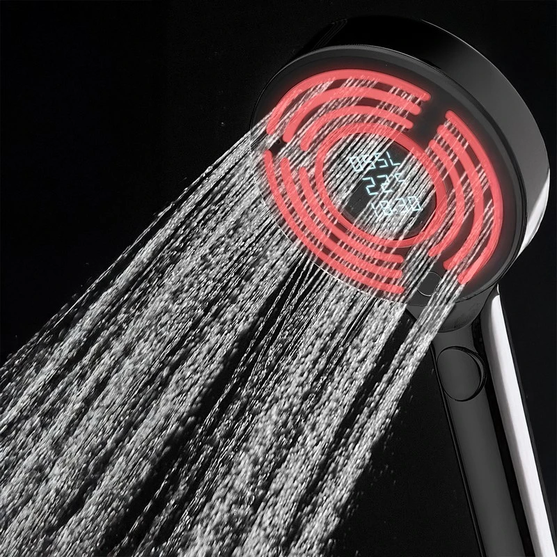 Doccia 3 getti digitale LED nera disponibile online