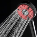 Doccia 3 getti digitale LED nera disponibile online