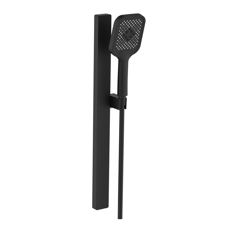 Saliscendi quadro 3 getti flex 150 cm nero disponibile online