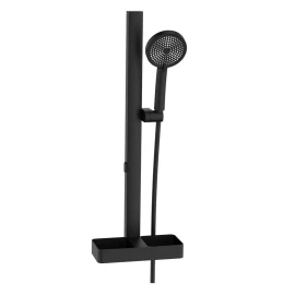 Saliscendi doccia mensola PVC nero 150 cm disponibile online