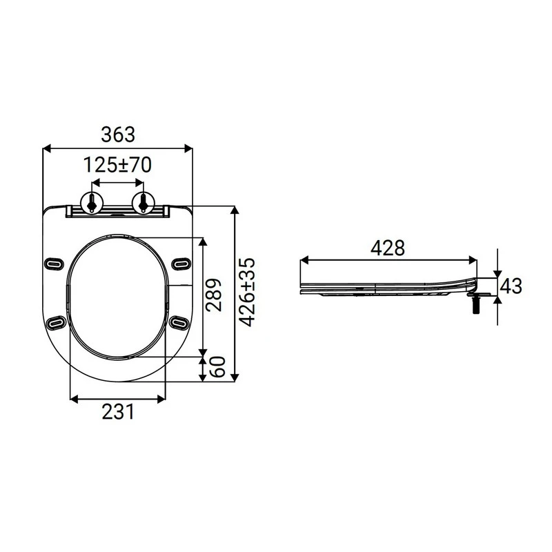 Sedile WC Senna disponibile online
