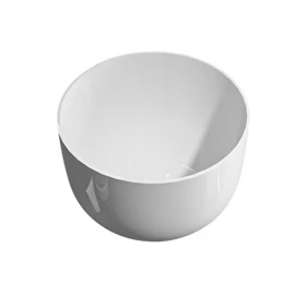 Lavabo appoggio tondo ceramica 390x250 mm disponibile online