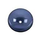 Lavabo appoggio vetro nero 380x380 mm disponibile online