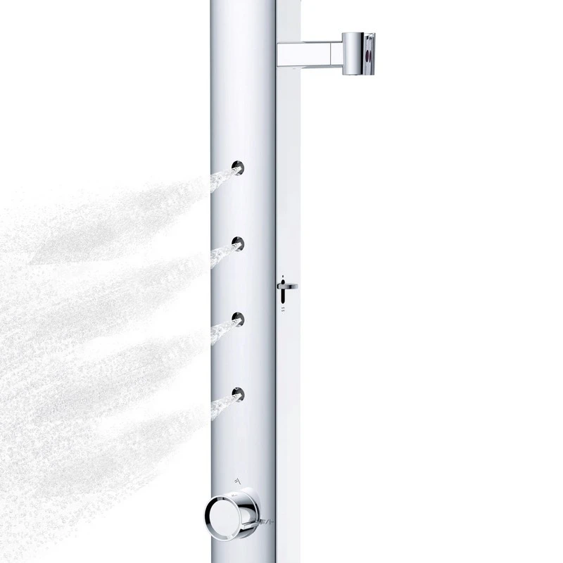 Colonna doccia 3 getti braccio pieghevole disponibile online