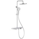 Colonna doccia mensola cromata disponibile online