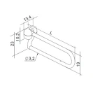 Maniglione care ribaltabile in acciaio laccato solo online