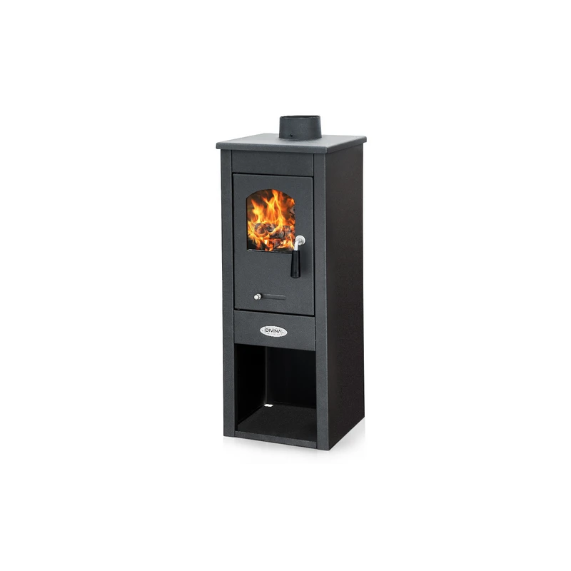 Stufa a legna marta 5–7 kw nero antracite disponibile online