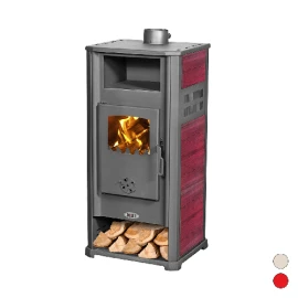 Stufa a legna katia 9–10 kw beige disponibile online