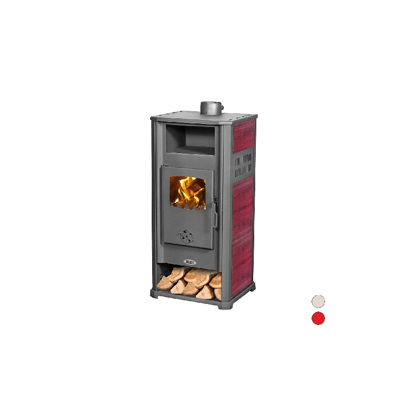 Stufa a legna katia 9–10 kw beige disponibile online