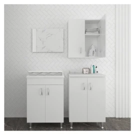 Composizione bagno/lavanderia ECO 6002 + MIRROR + FB6002 + FH660 disponibile online