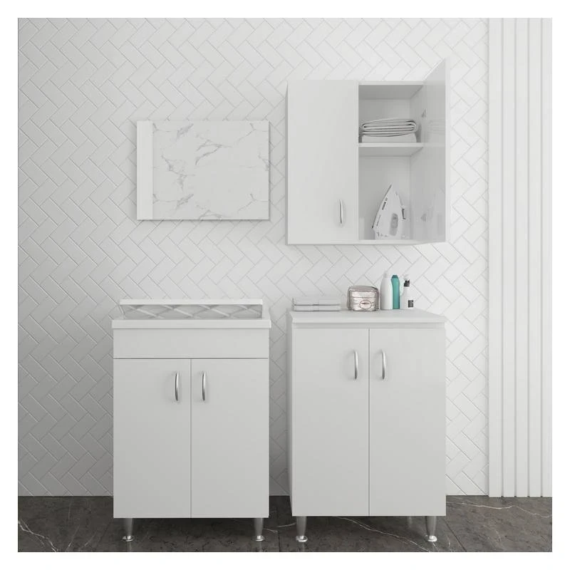 Composizione bagno/lavanderia ECO 6002 + MIRROR + FB6002 + FH660 disponibile online