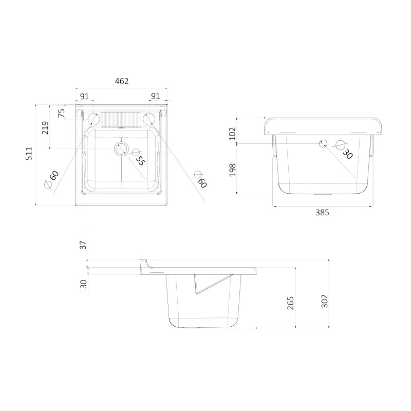 Composizione bagno/lavanderia ECO 6006 + FH645 + FC6006 disponibile online