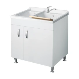 Lavatoio Eco 75x60 2 ante bianco disponibile online