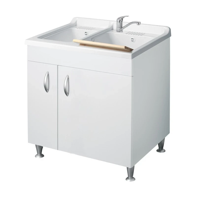 Lavatoio Eco 75x60 2 ante bianco disponibile online