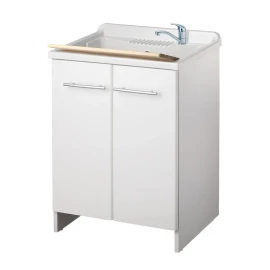 Lavatoio Negrari Magica 60x60 con cestello scorrevole