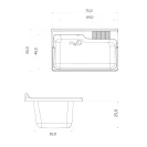 Lavatoio Magica 75x60 1 vasca 2 ante disponibile online